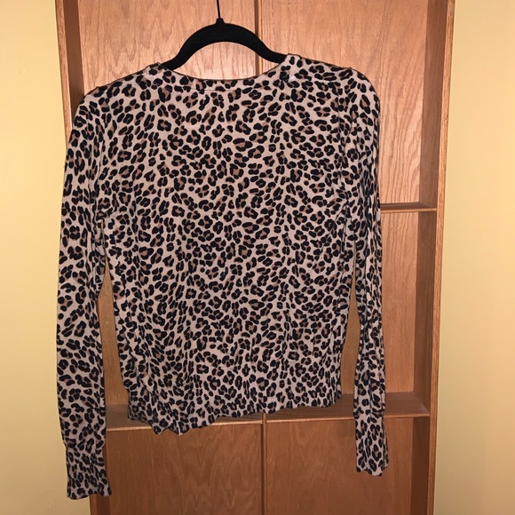 Kids cheetah print cardigan - Picture 2 of 2